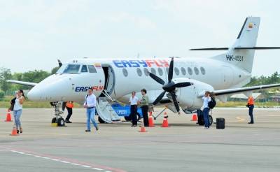 Vuelo Barranquilla-Riohacha&ndash;Barranquilla inici&oacute; operaciones en almirante padilla