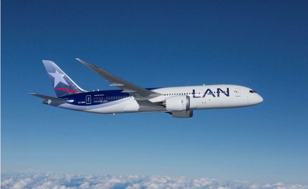 LAN realiza primer vuelo entre Santiago de Chile y Mil&aacute;n