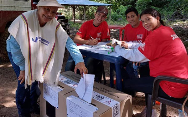 Importante participaci&oacute;n en primera jornada de Elecciones Cafeteras 2022