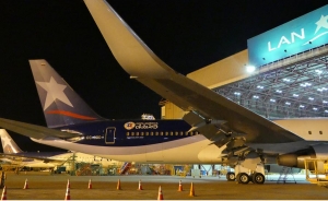 M&aacute;s de 50 aviones &ldquo;Copa Am&eacute;rica&rdquo; de LAN Y TAM vuelan por Chile