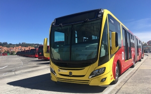 Biarticulados a gas, el inicio de la era de los buses Euro-6